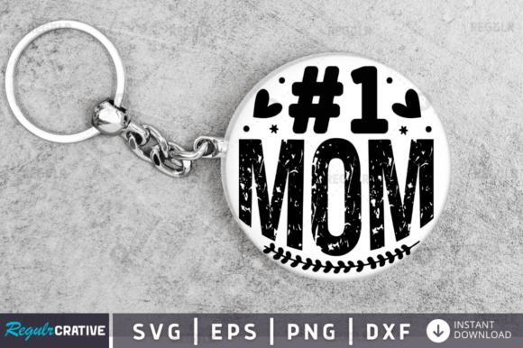 1 Mom Svg Design: Graphics for Crafts