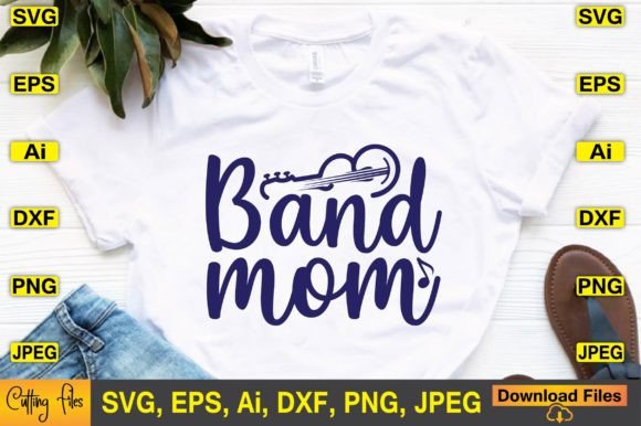 Band Mom SVG: Graphics for Crafts
