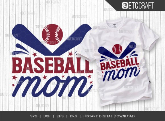 Baseball Mom SVG: Graphics for Crafts