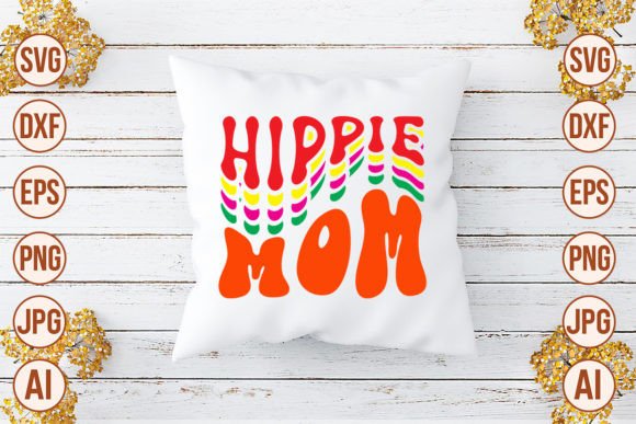 Hippie Mom SVG: Graphics for Crafts & Branding
