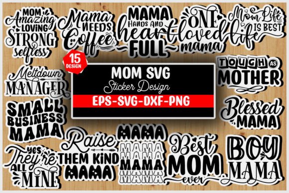 Mom SVG Stickers: Crafts & Graphics Review