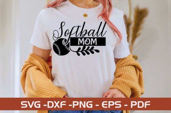 Softball Mom SVG: Graphics for Crafts